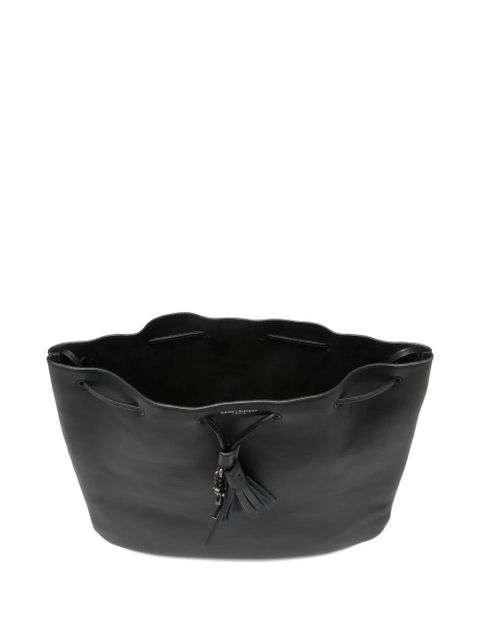 Saint Laurent medium Jean Flat tassel-charm shoulder bag - Black