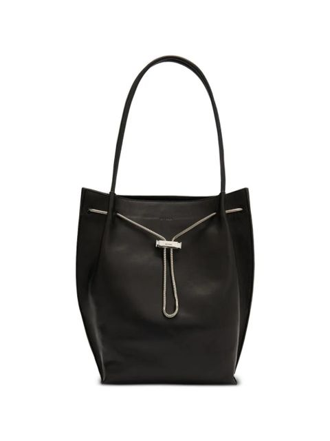 BY FAR Kayla leather shoulder bag - Black - zdjęcie produktu nr 1