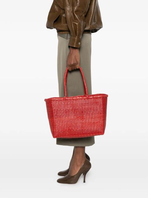 DRAGON DIFFUSION B Weave big shoulder bag - Red - zdjęcie produktu nr 2