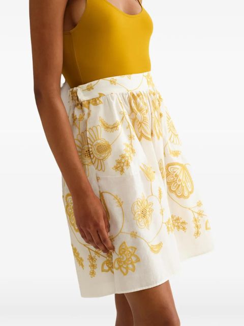 ERES floral-print shorts - White