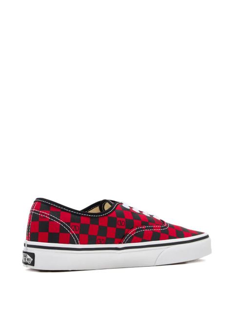 Valentino Garavani x Vans VLogo Checkerboard-print sneakers - Red