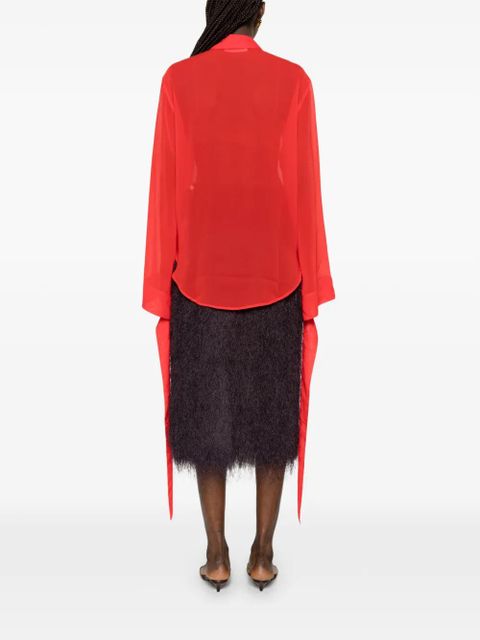 The Frankie Shop long-sleeve blouse - Red