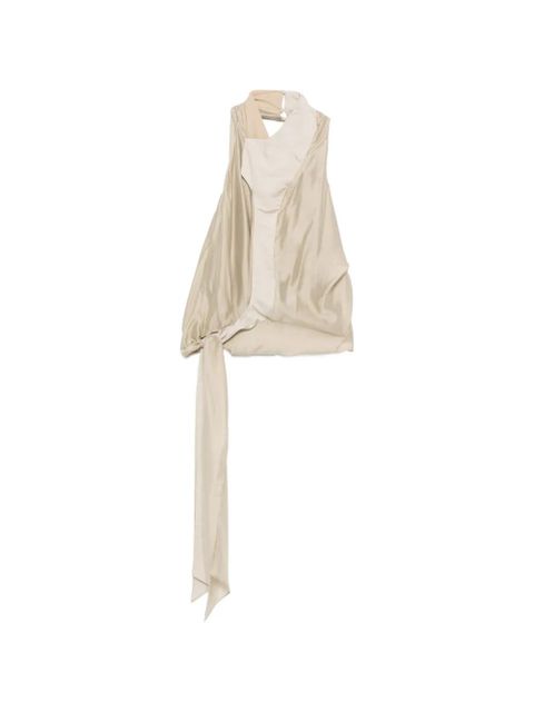 ENTIRE STUDIOS tie-strap top - Neutrals - zdjęcie produktu nr 1