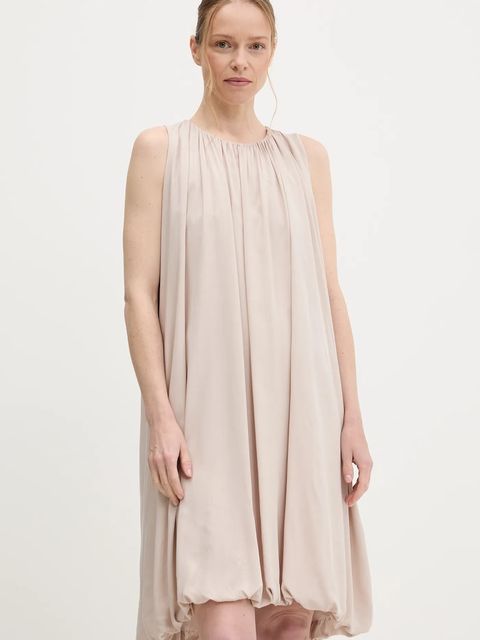 Answear.LAB sukienka kolor beżowy mini rozkloszowana - zdjęcie produktu nr 1