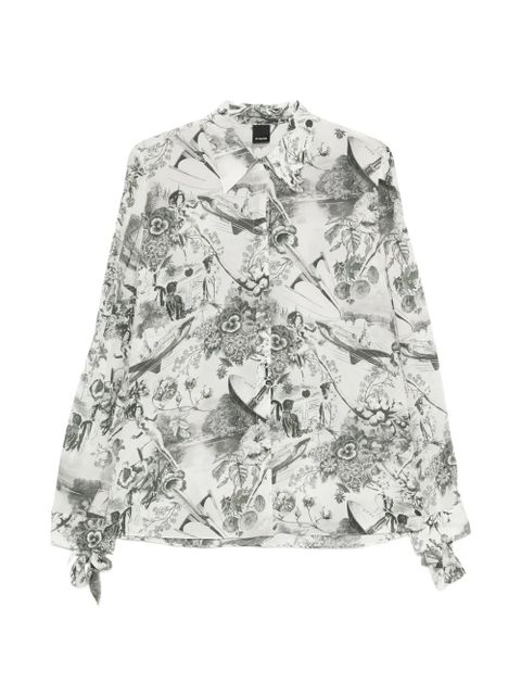 PINKO Anything print shirt - White - zdjęcie produktu nr 1
