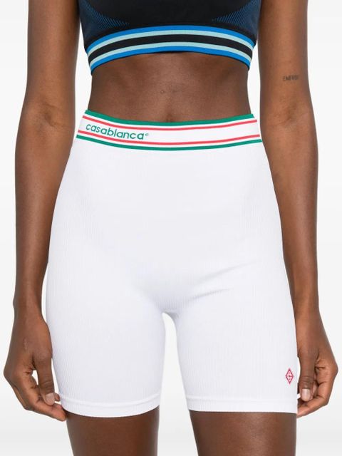 Casablanca seamless sports shorts - White