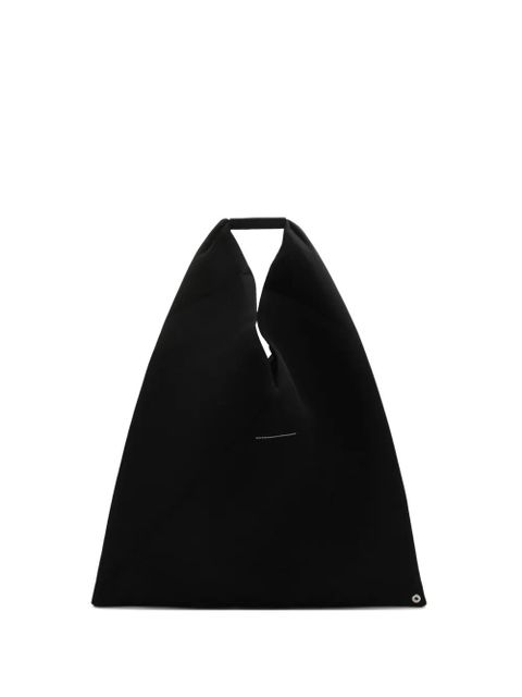 MM6 Maison Margiela triangular handle tote bag - Black - zdjęcie produktu nr 1