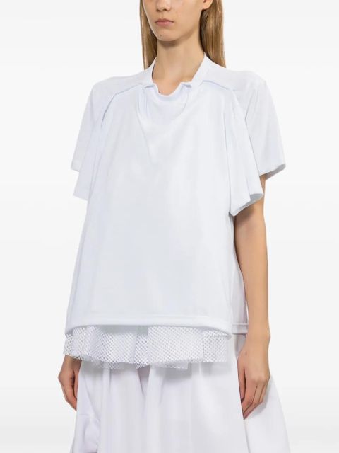 Comme Des Garçons layered T-shirt - White