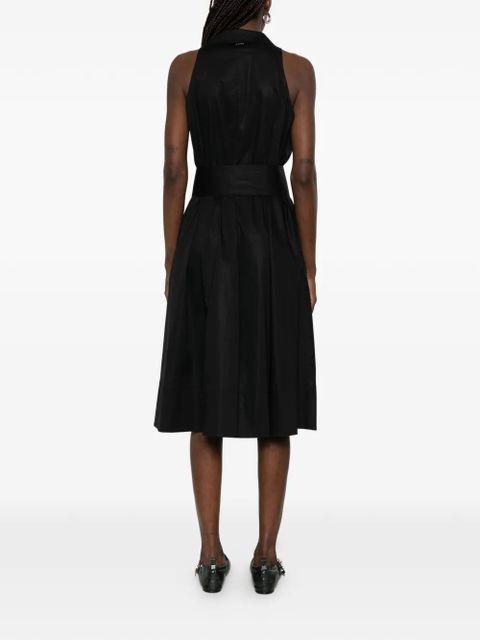 TWINSET belted buttoned dress - Black
