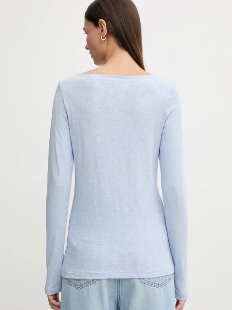 Marc O'Polo longsleeve bawełniany kolor niebieski 600226152199