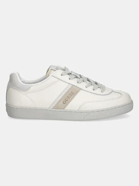 Guess sneakersy skórzane NOLINAS kolor beżowy FLPNOL LEM12 - zdjęcie produktu nr 2