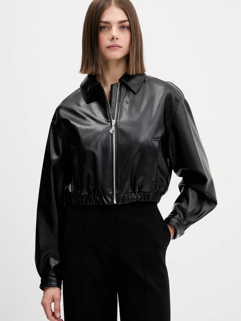 Hugo Blue kurtka kolor czarny przejściowa oversize 50553053 - zdjęcie produktu nr 1