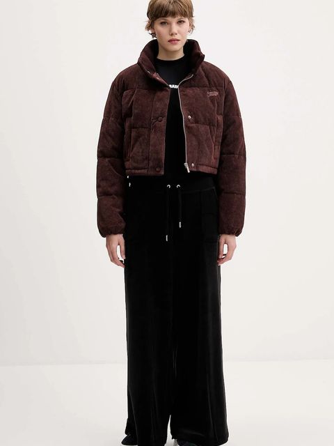 Tommy Jeans kurtka kolor brązowy zimowa oversize DW0DW21658 - zdjęcie produktu nr 2