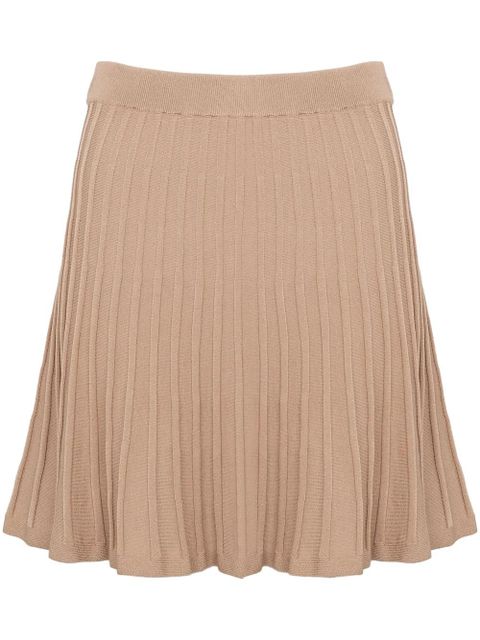 Yves Salomon mini pleated skirt - Neutrals - zdjęcie produktu nr 1