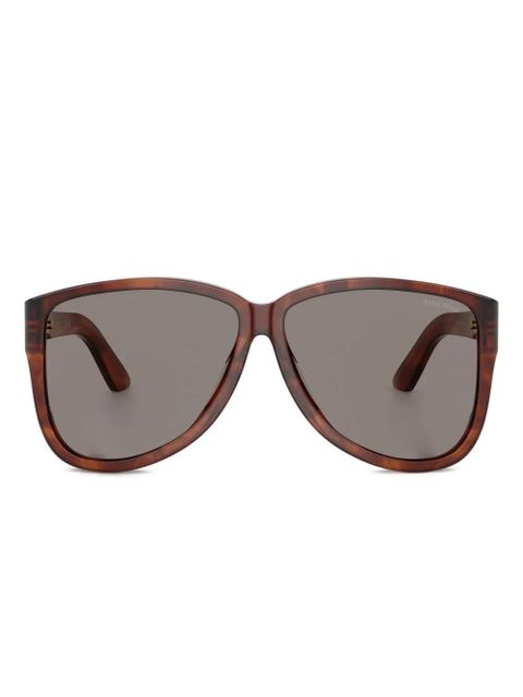 Miu Miu Eyewear tortoiseshell-pattern sunglasses - Brown