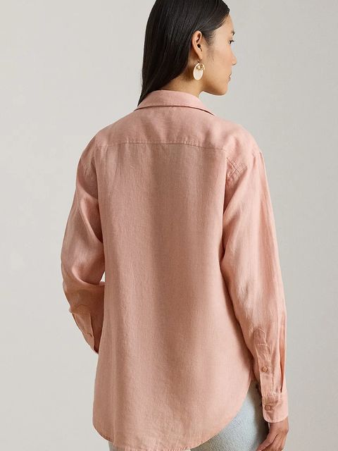 Lauren Ralph Lauren koszula damska lniana - zdjęcie produktu nr 1