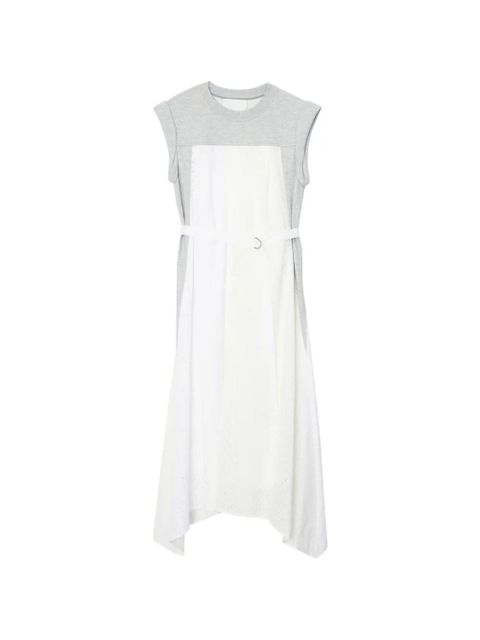 3.1 Phillip Lim Terry eyelet belted midi dress - White - zdjęcie produktu nr 1