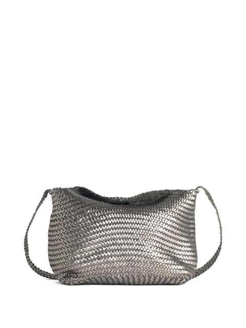 DRAGON DIFFUSION leather shoulder bag - Silver - zdjęcie produktu nr 2
