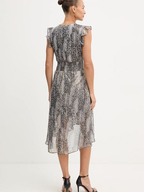 Morgan sukienka kolor szary mini rozkloszowana RCOBA.F