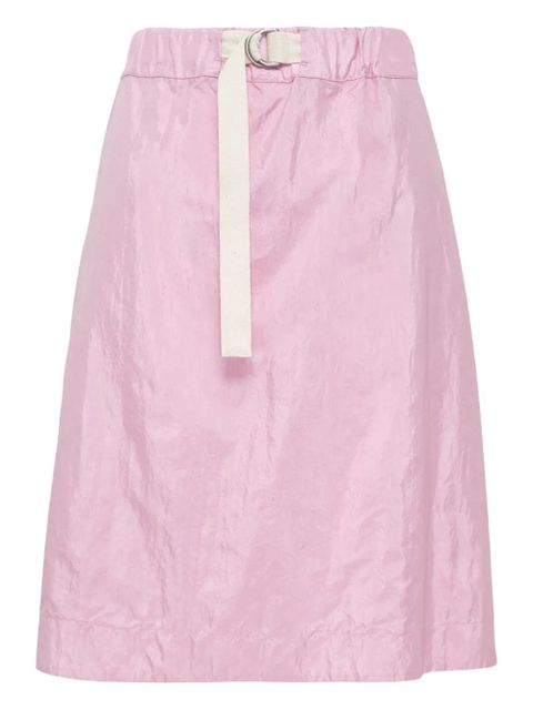 Jil Sander belted-waist skirt - Pink - zdjęcie produktu nr 1
