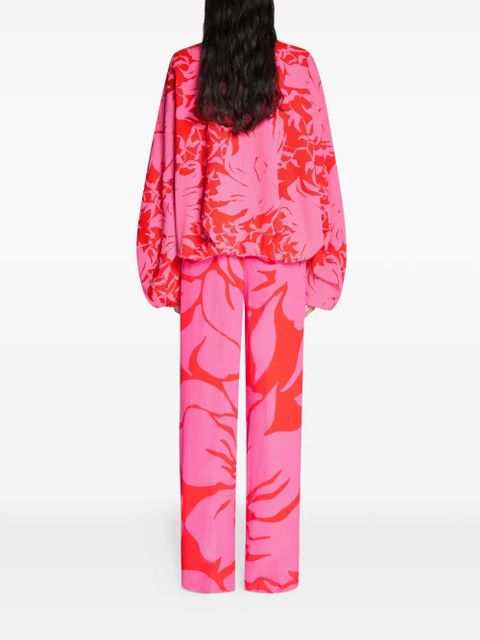 DRIES VAN NOTEN floral-print sweatshirt - Pink