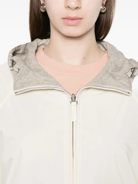 Yves Salomon reversible hooded jacket - Neutrals