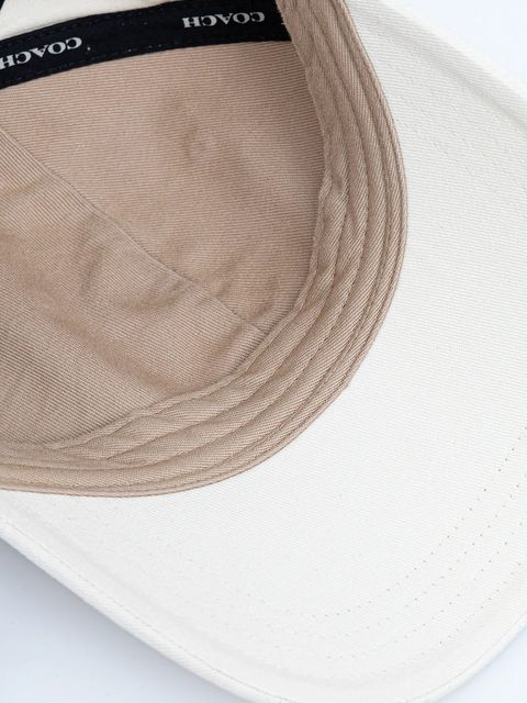 Coach czapka z daszkiem bawełniana