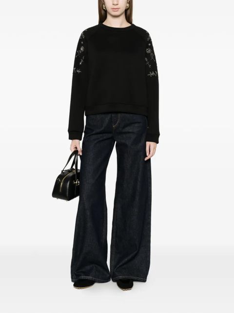 Weekend Max Mara embellished sweatshirt - Black - zdjęcie produktu nr 2