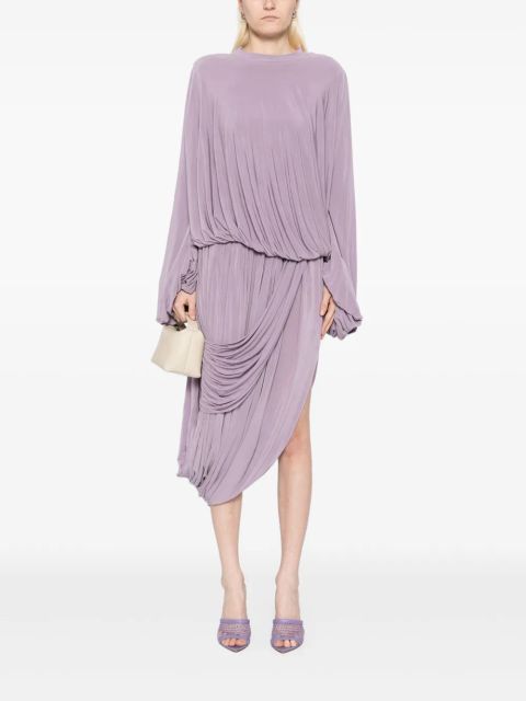 Christopher Esber Swept draped skirt - Purple
