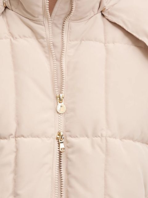 EA7 Emporio Armani kurtka kolor beżowy zimowa AF16074.7W000647