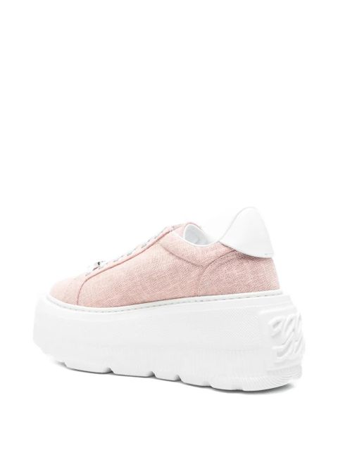 Casadei Nexus platform embellished sneakers - Pink