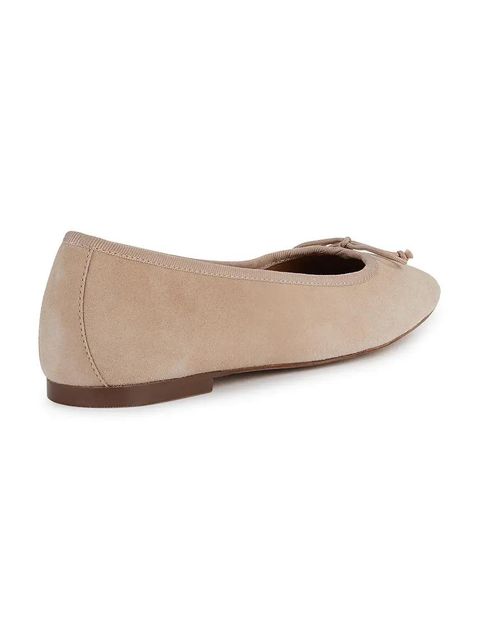 Geox baleriny zamszowe D MARSILEA kolor beżowy D45W6A 02111 C8156