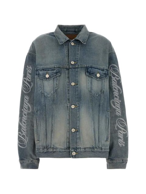Balenciaga button-up denim jacket - Blue - zdjęcie produktu nr 1