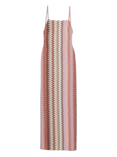 Missoni open-back maxi dress - Red - zdjęcie produktu nr 1