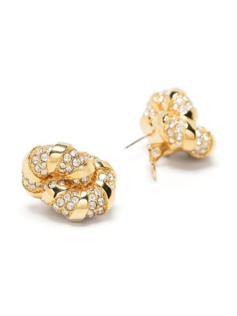 Lanvin Mélodie crystal-embellished earrings - Gold