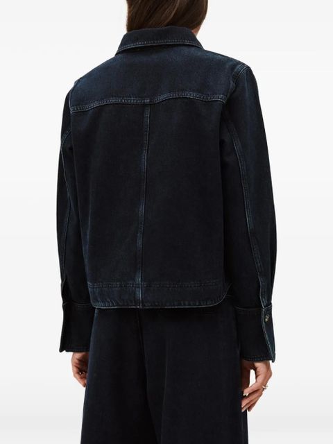 Ba&Sh Tavy buttoned-colar polo top - Blue