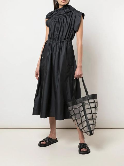 3.1 Phillip Lim cold shoulder parachute utility dress - Black - zdjęcie produktu nr 2