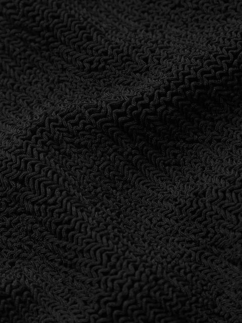 Hunza G Sandy round-neck swimsuit - Black