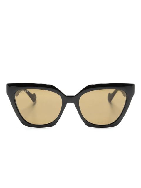 Gucci Eyewear cat-eye clip-on sunglasses - Black - zdjęcie produktu nr 1