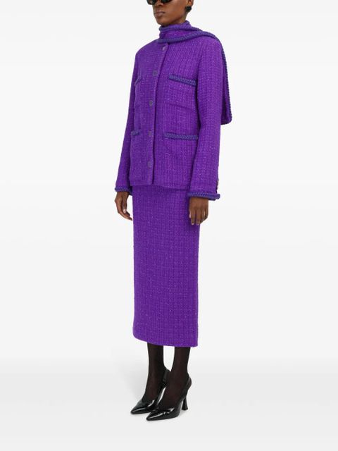 Rowen Rose tweed jacket - Purple