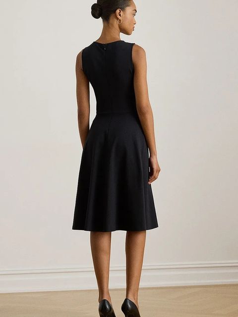 Lauren Ralph Lauren sukienka kolor czarny mini rozkloszowana 200980935 - zdjęcie produktu nr 2