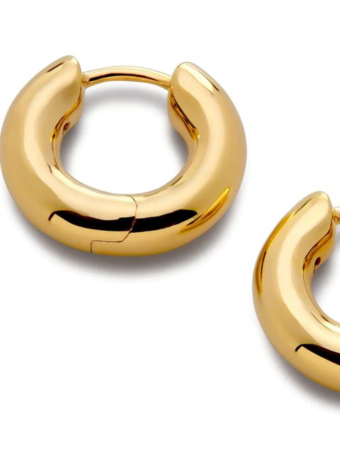 Monica Vinader Essential huggie earrings - Gold - zdjęcie produktu nr 2