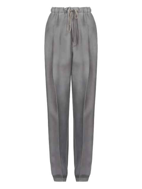 MM6 Maison Margiela drawstring-waist trousers - Grey - zdjęcie produktu nr 1