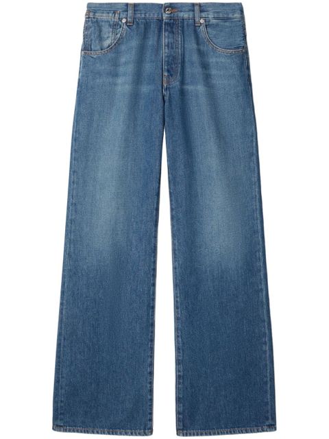 Off-White wide-leg five-pocket jeans - Blue - zdjęcie produktu nr 1