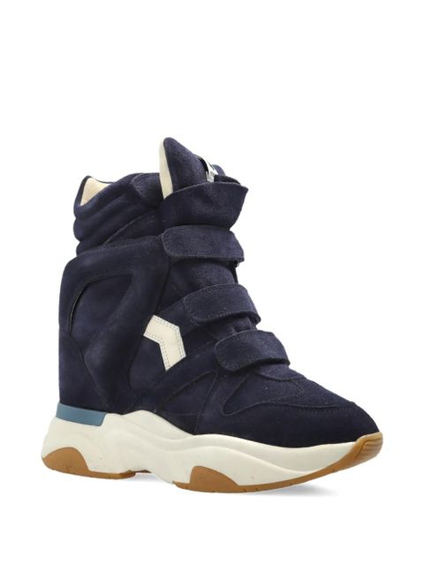 ISABEL MARANT Balskee touch-strap sneakers - Blue