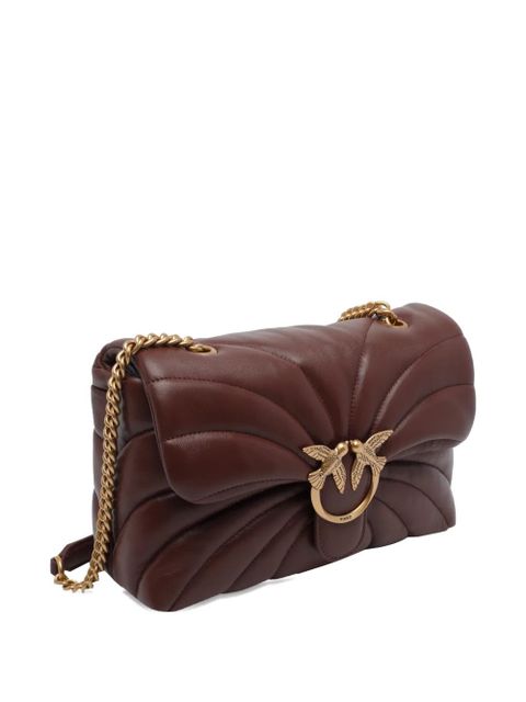 PINKO Love Puff quilted shoulder bag - Brown