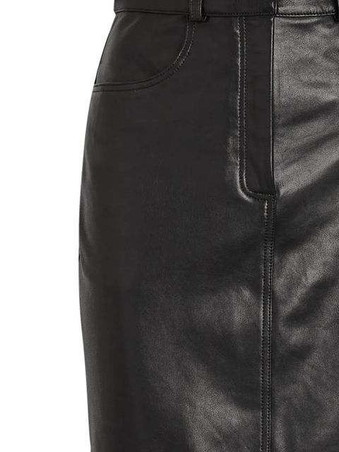 Nour Hammour Ghalia pocket panelled midi skirt - Black - zdjęcie produktu nr 2