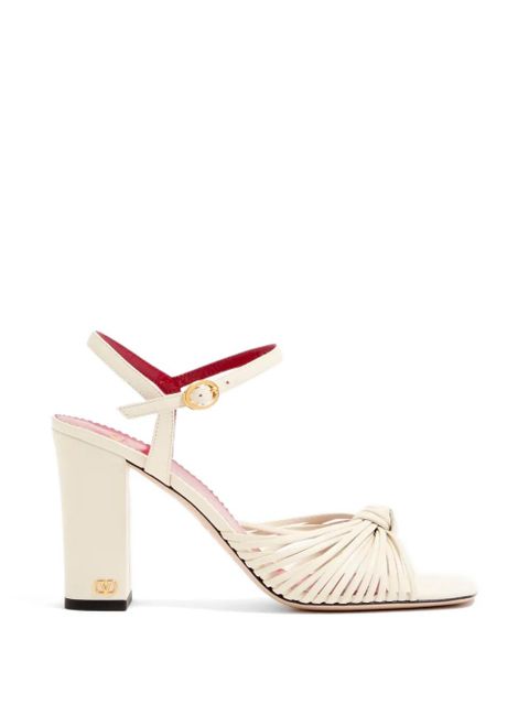 Valentino Garavani Annet kidskin sandals 90mm - White - zdjęcie produktu nr 1