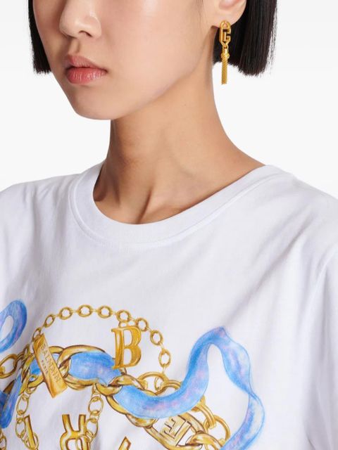 Balmain Sync PB pendant earrings - Gold - zdjęcie produktu nr 2