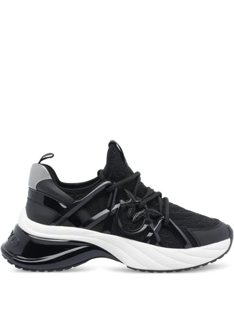 PINKO logo-embellished lace-up sneakers - Black - zdjęcie produktu nr 1